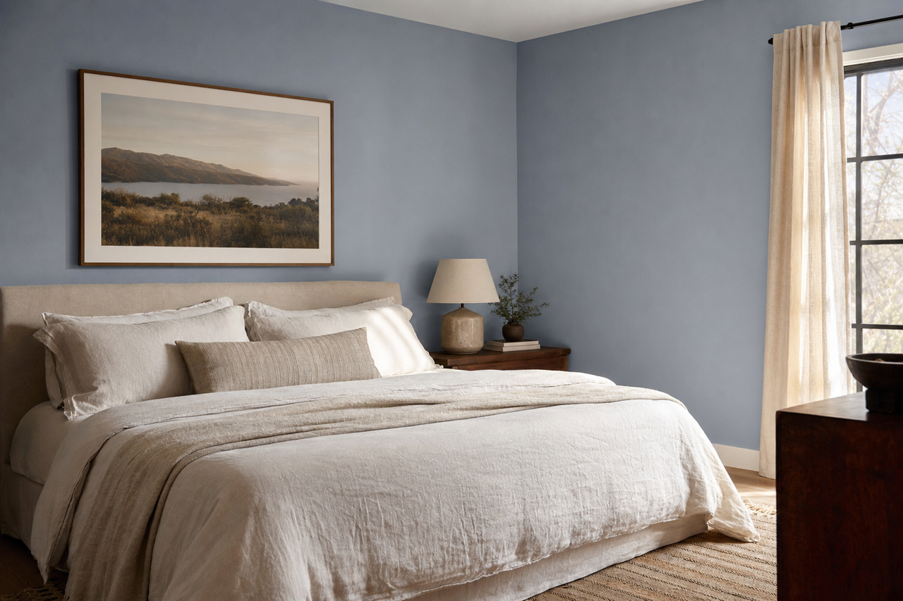 Dried Lavender by Sherwin-Williams on interiors
