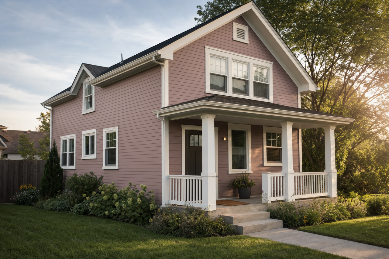 Rosaline Pearl by Sherwin-Williams on exterior