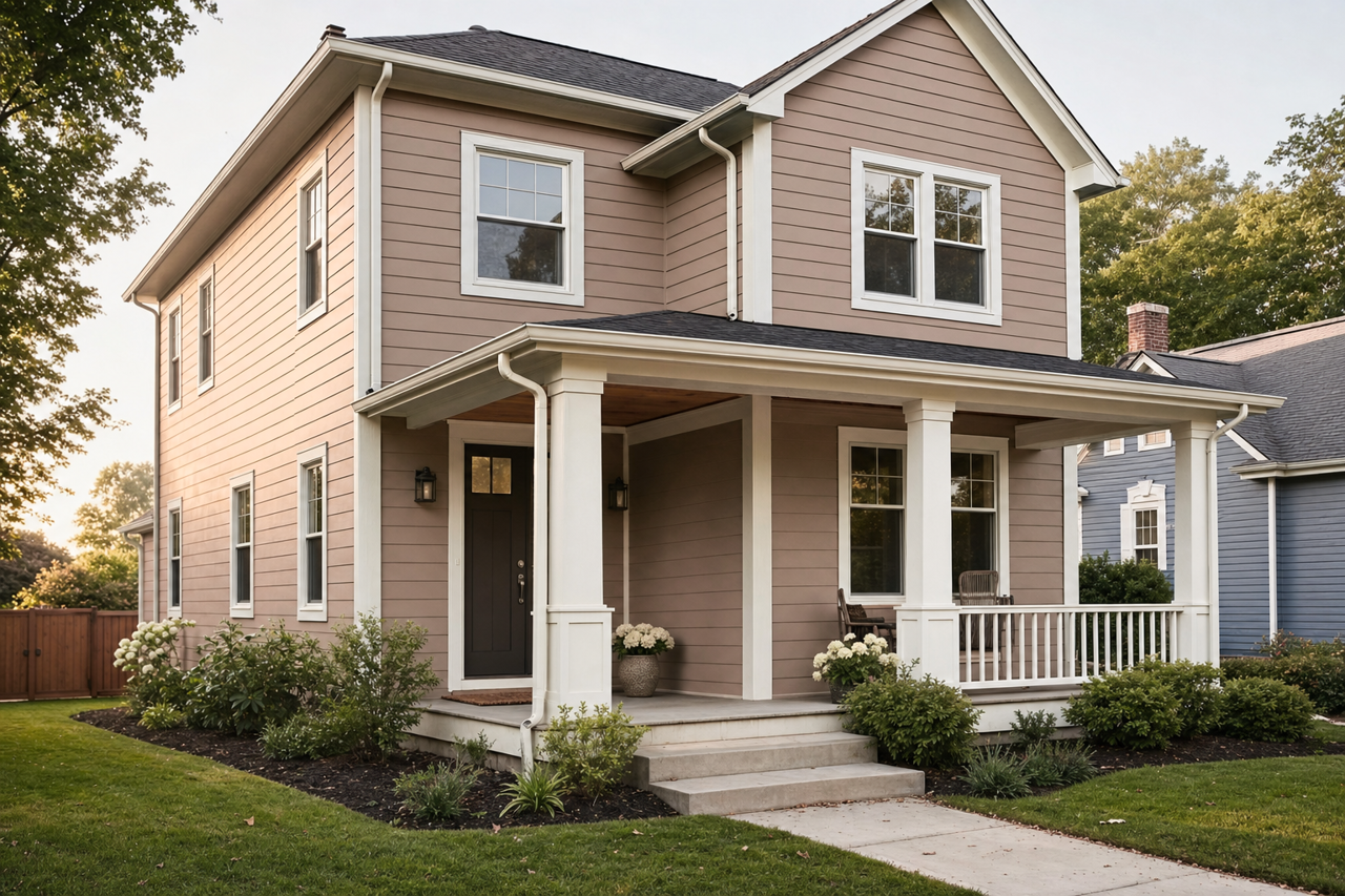 Chocolate Powder by Sherwin-Williams on exterior