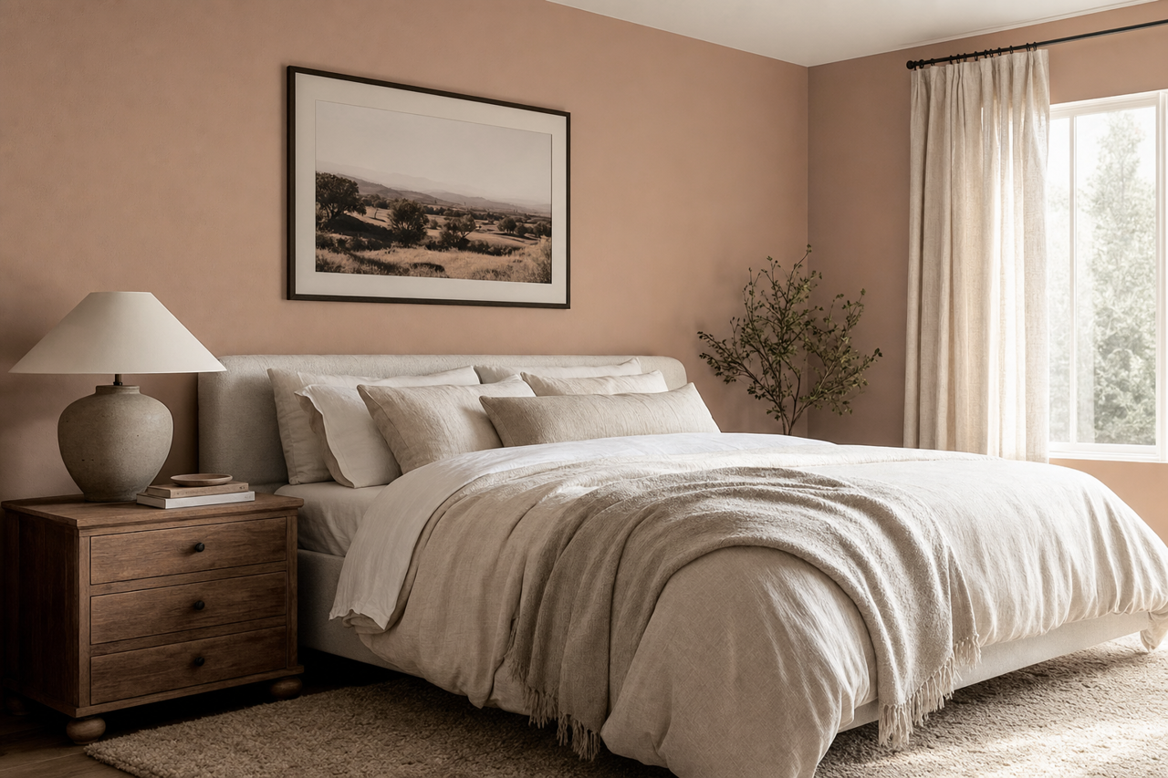 Dusted Truffle by Sherwin-Williams on interiors