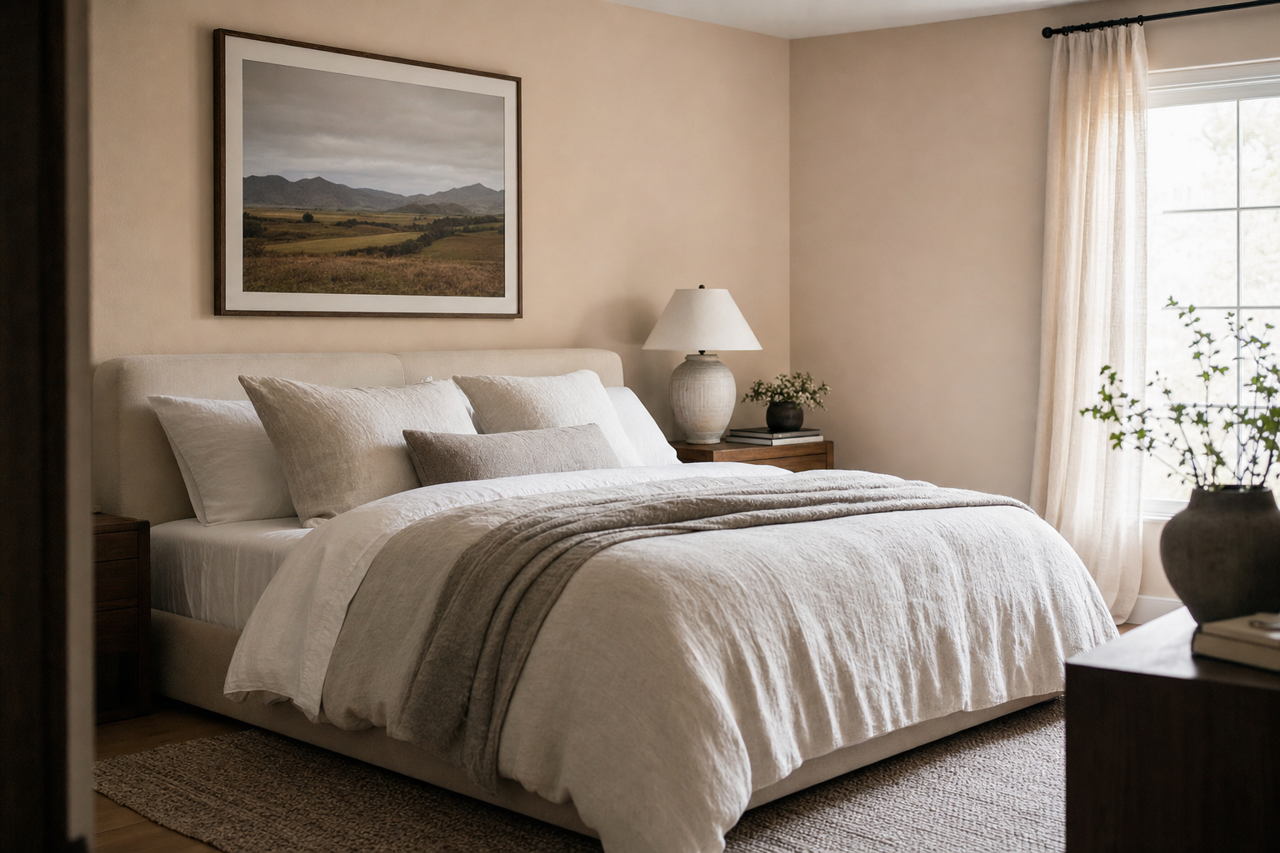 Touch of Sand by Sherwin-Williams on interiors
