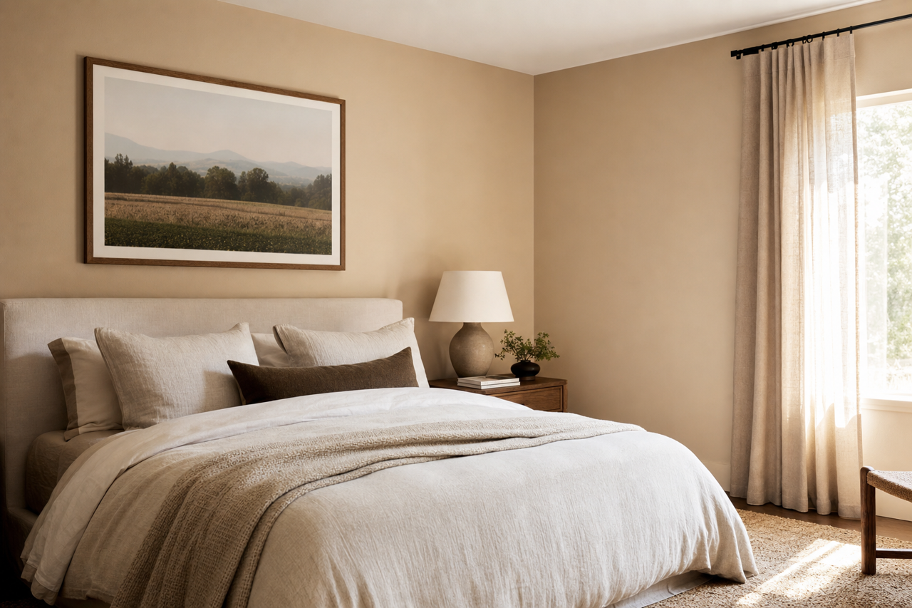 Cool Beige by Sherwin-Williams on interiors
