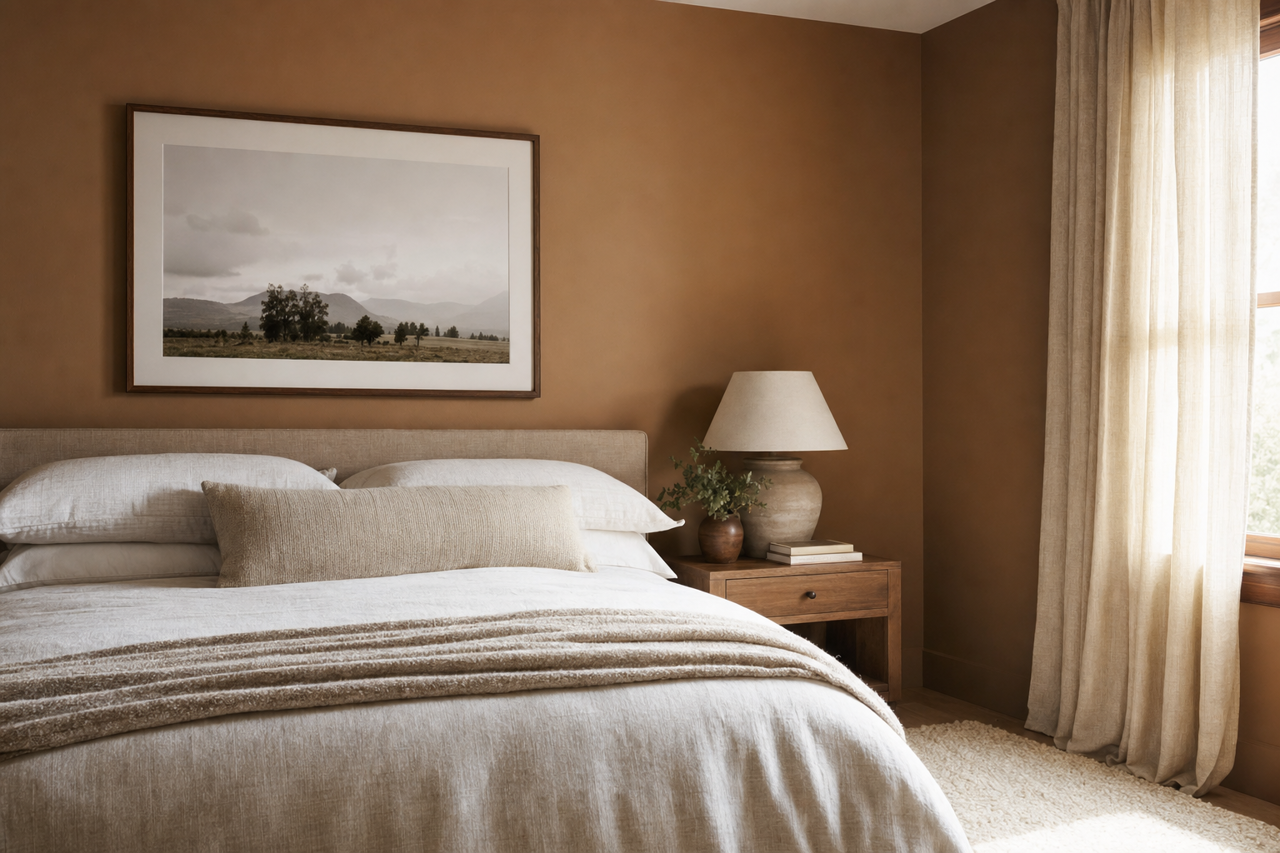Half‐Caff by Sherwin-Williams on interiors