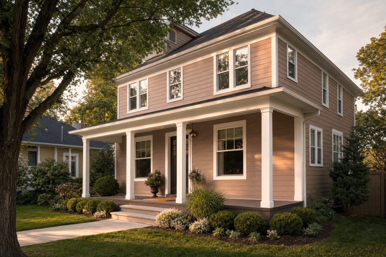 Iced Mocha by Sherwin-Williams on exterior