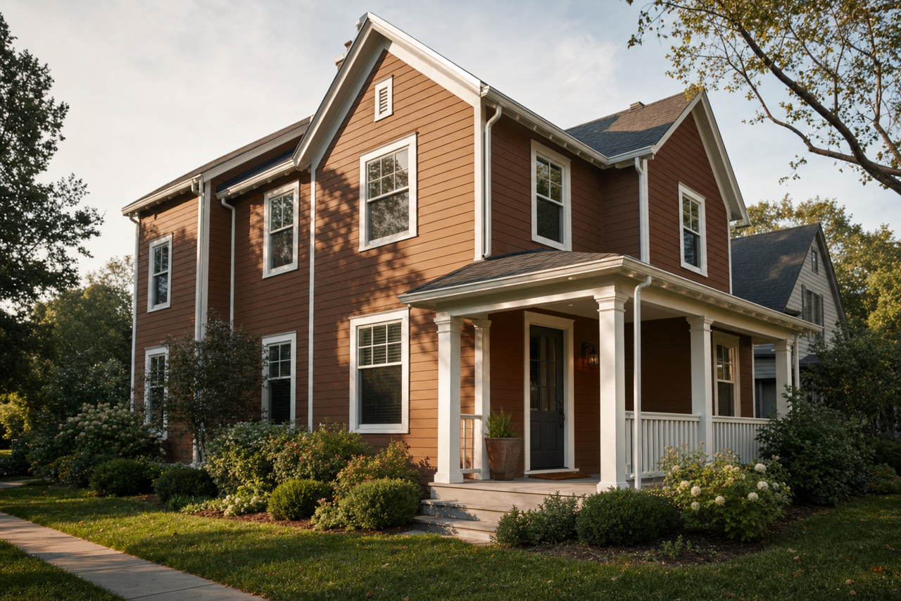 Saddle Up by Sherwin-Williams on exterior