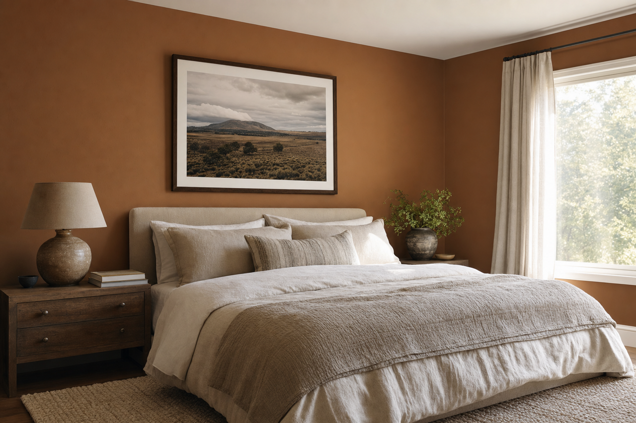 Saddle Up by Sherwin-Williams on interiors