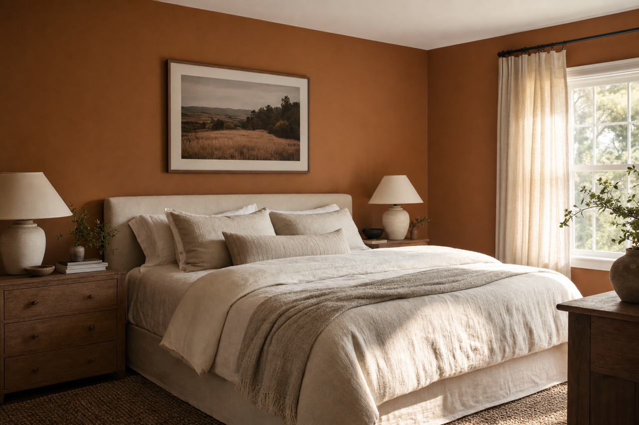 Umber Rust by Sherwin-Williams on interiors