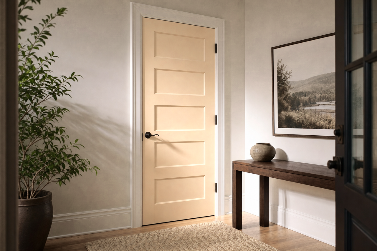 Tres Naturale by Sherwin-Williams on interior-doors