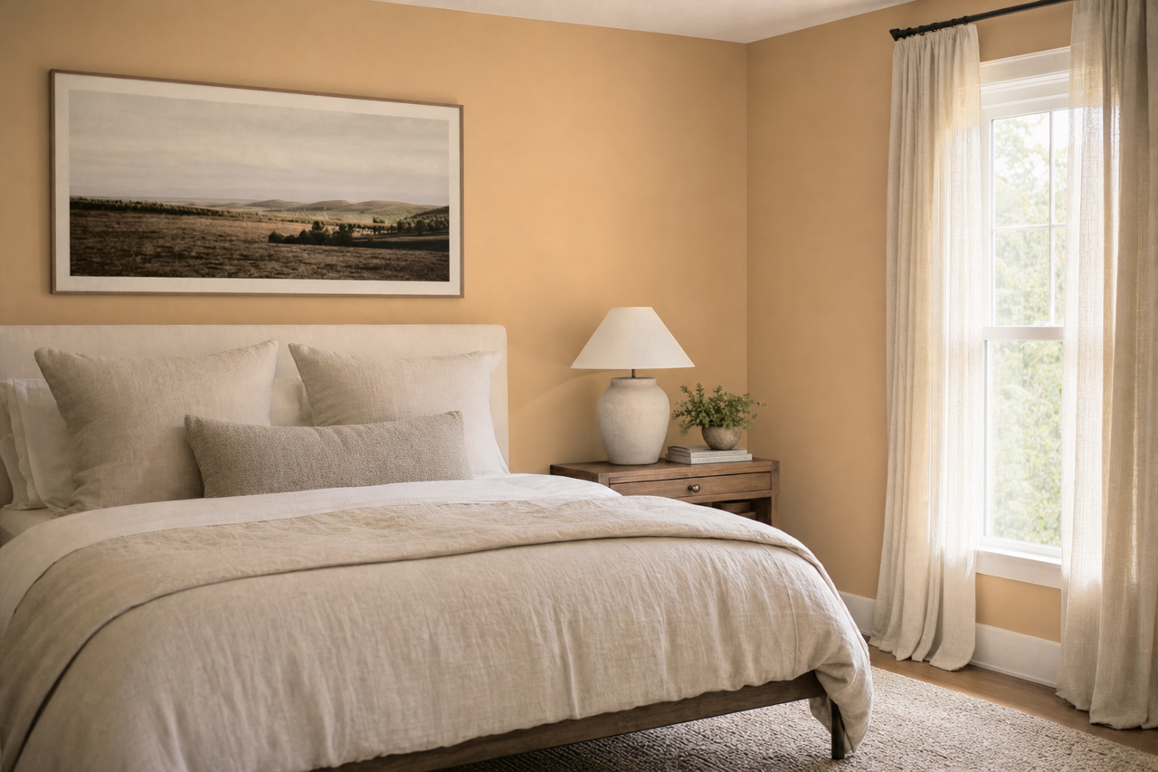 Farro by Sherwin-Williams on interiors