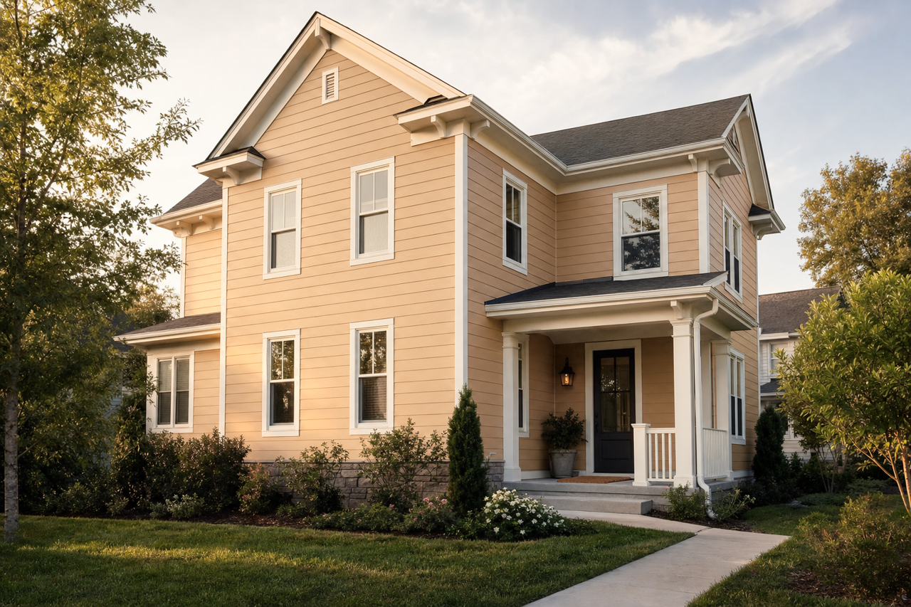 Woven Wicker by Sherwin-Williams on exterior
