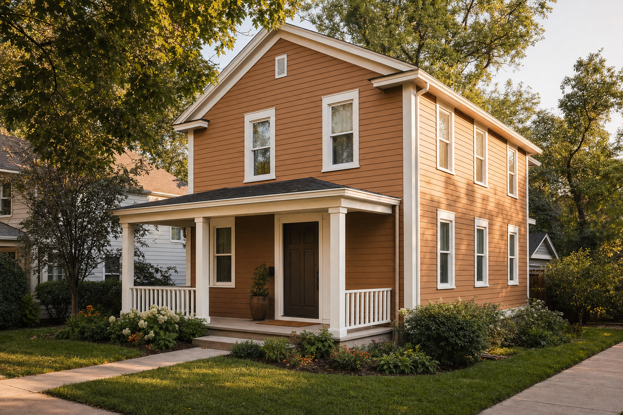 El Caramelo by Sherwin-Williams on exterior