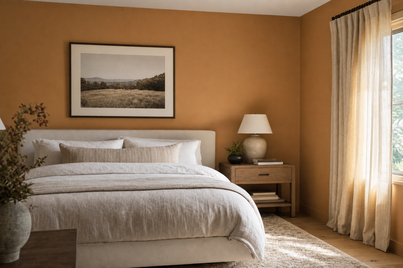 El Caramelo by Sherwin-Williams on interiors