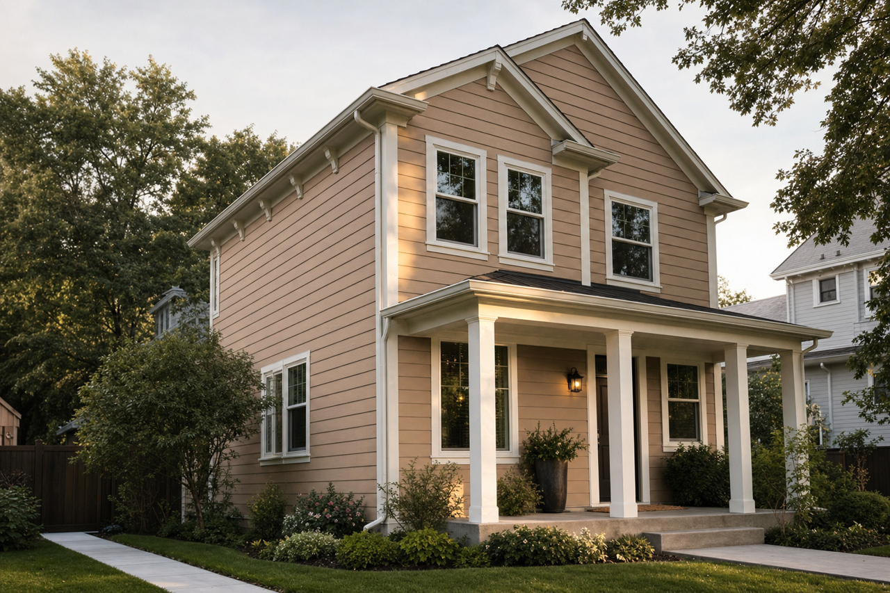 Double Latte by Sherwin-Williams on exterior