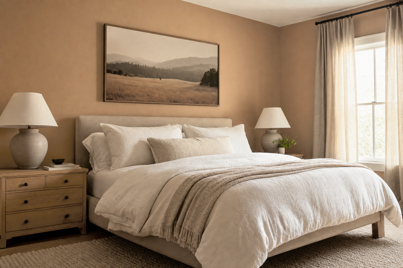 Double Latte by Sherwin-Williams on interiors