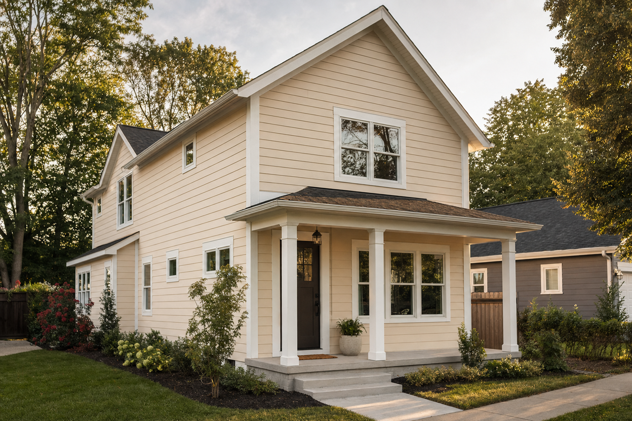 Natural Linen by Sherwin-Williams on exterior