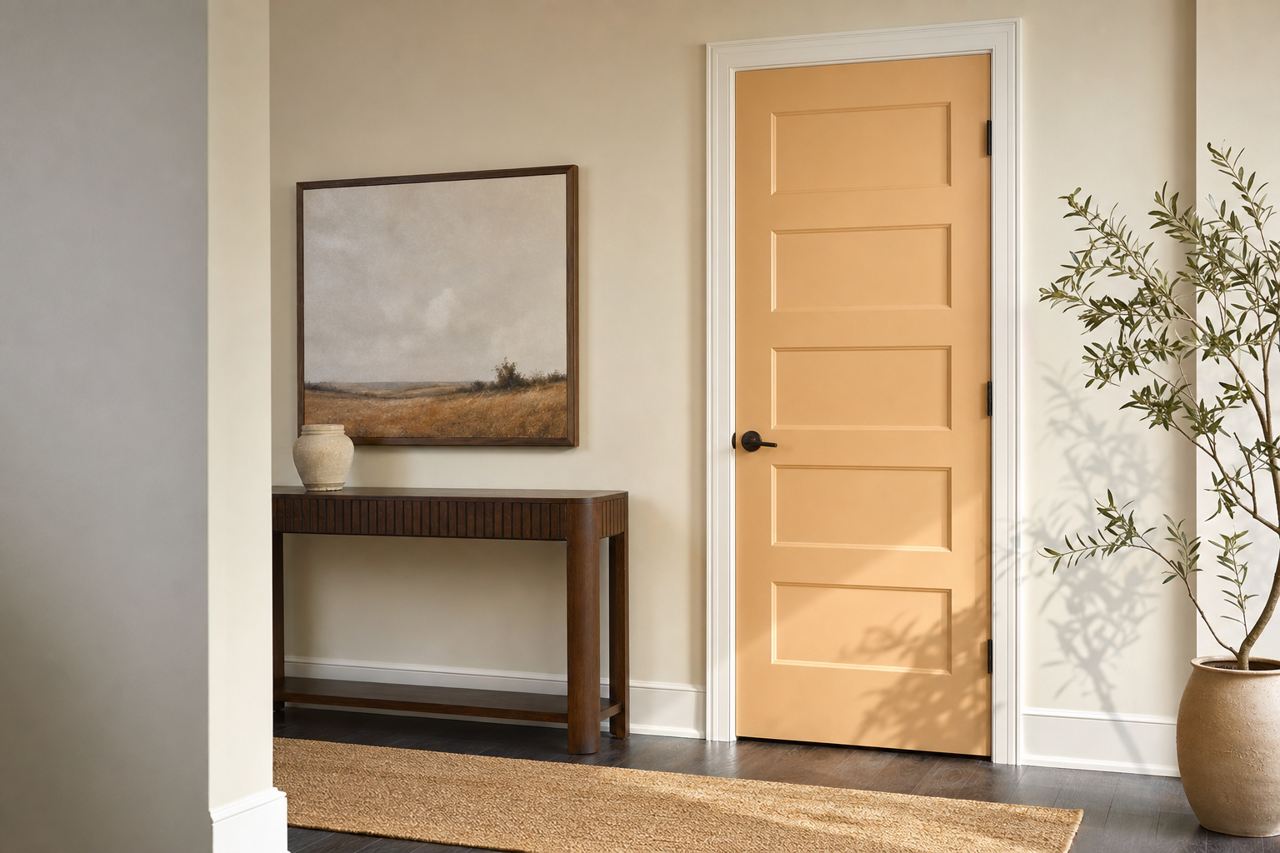 Malabar by Sherwin-Williams on interior-doors