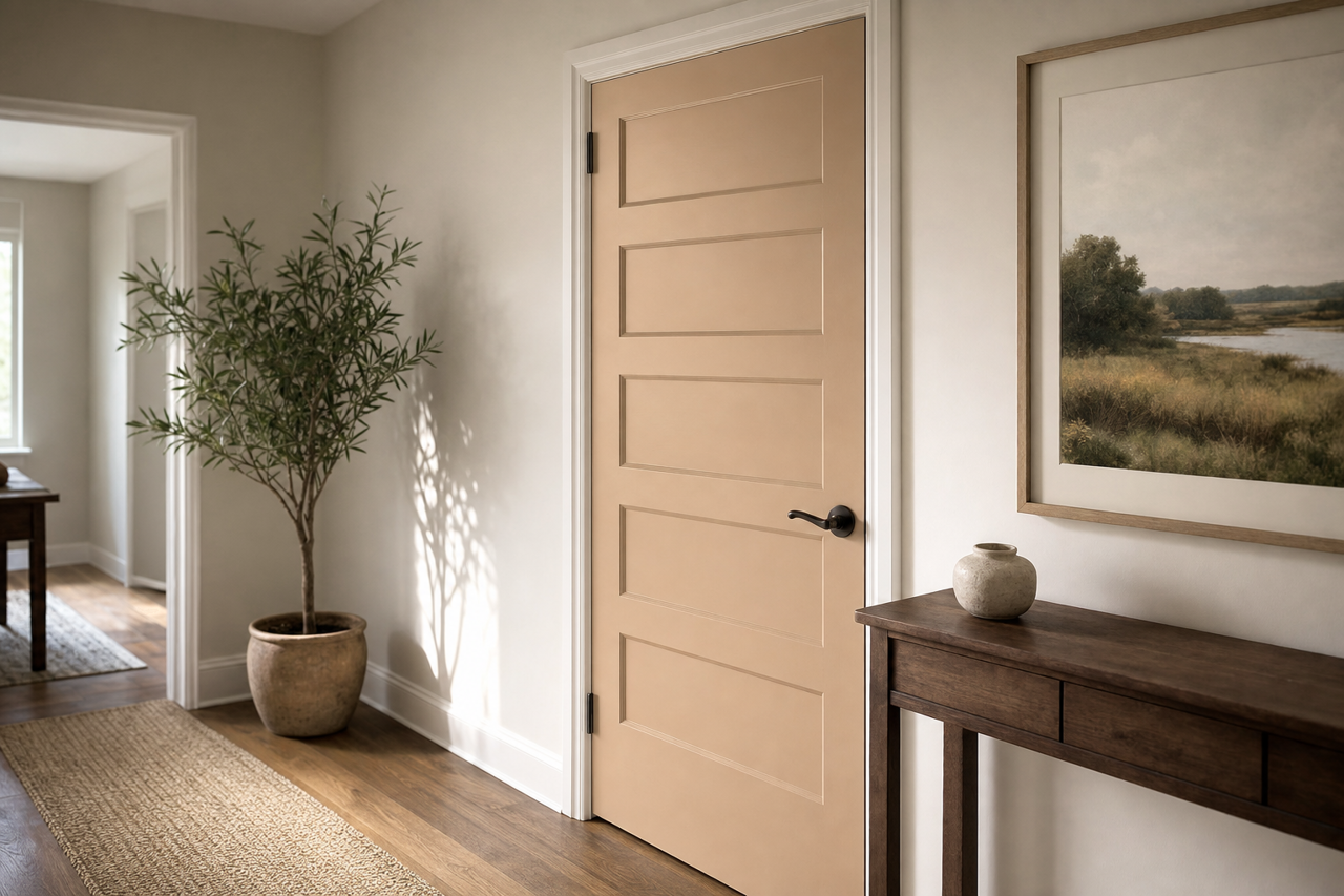 Song Thrush by Sherwin-Williams on interior-doors