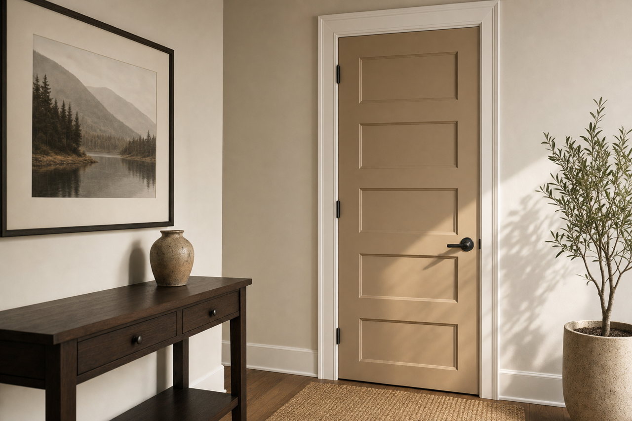 Urban Jungle by Sherwin-Williams on interior-doors