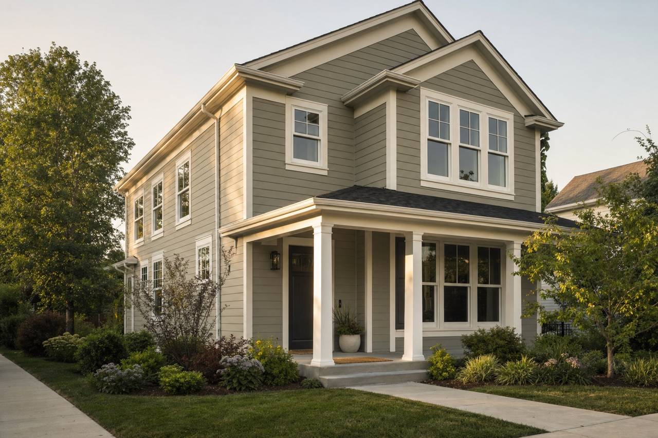 Honed Soapstone by Sherwin-Williams on exterior