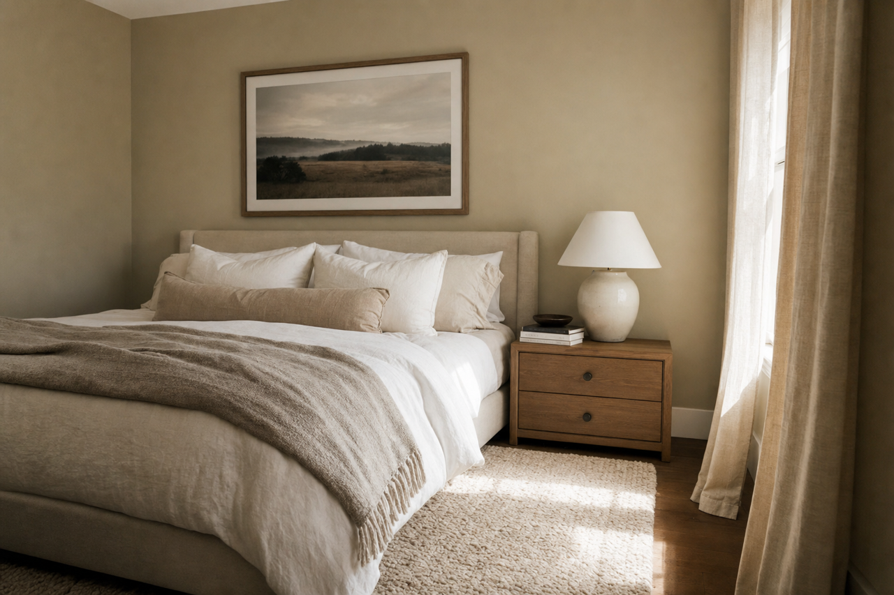 At Ease Soldier by Sherwin-Williams on interiors
