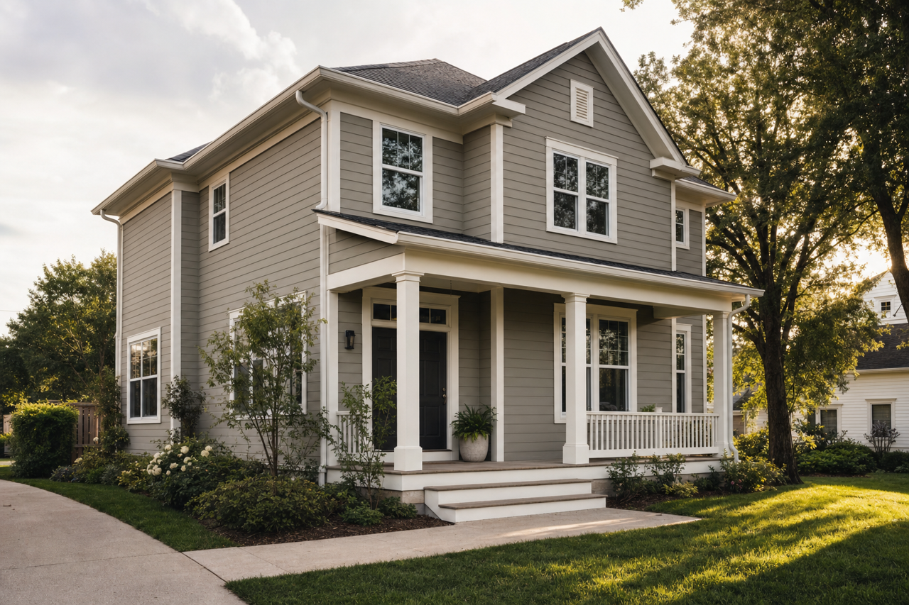 Cornwall Slate by Sherwin-Williams on exterior