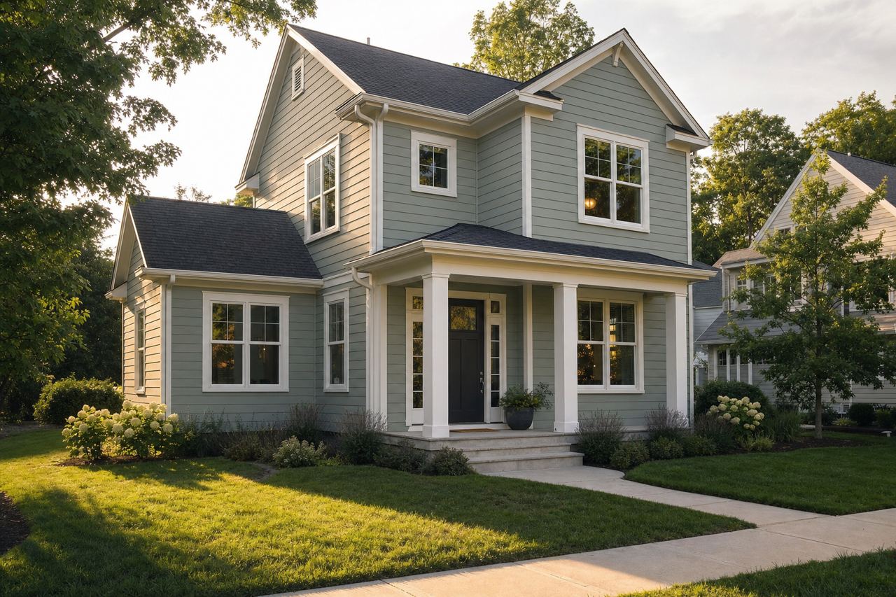 Jasper Stone by Sherwin-Williams on exterior