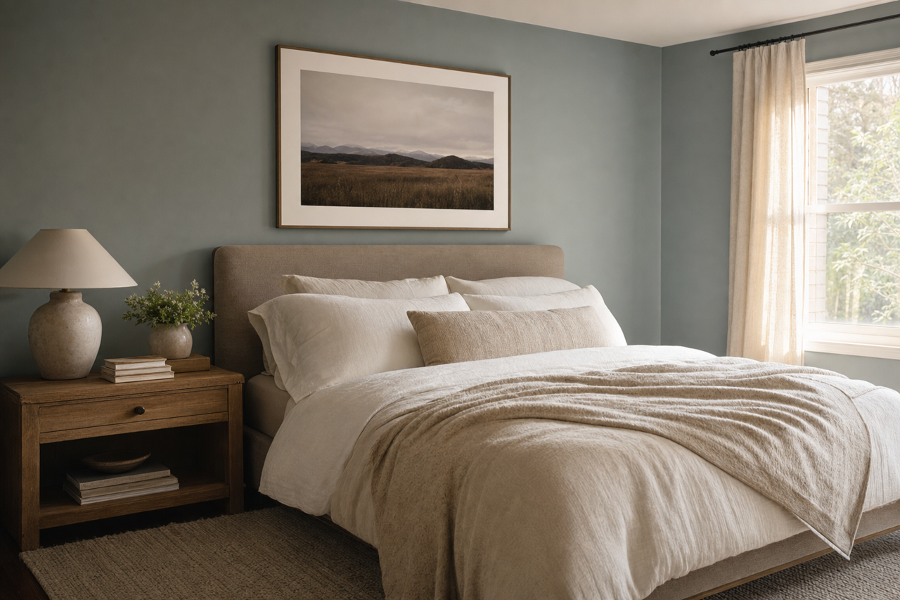 Delft by Sherwin-Williams on interiors