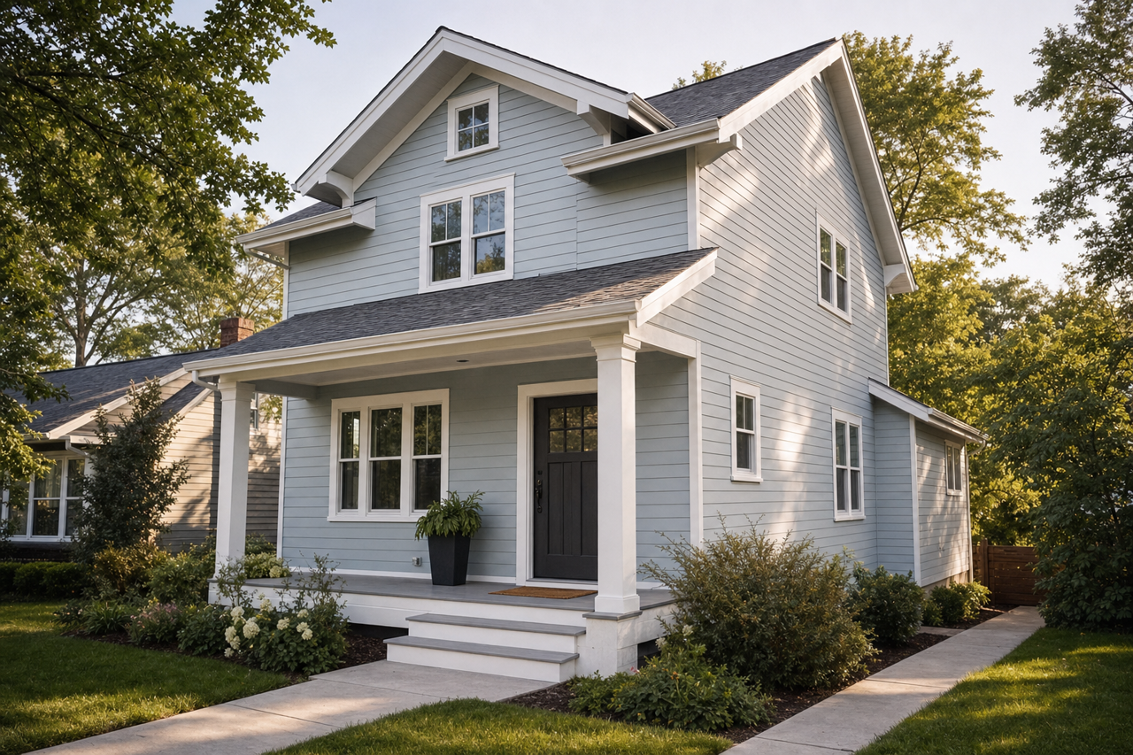Stardew by Sherwin-Williams on exterior
