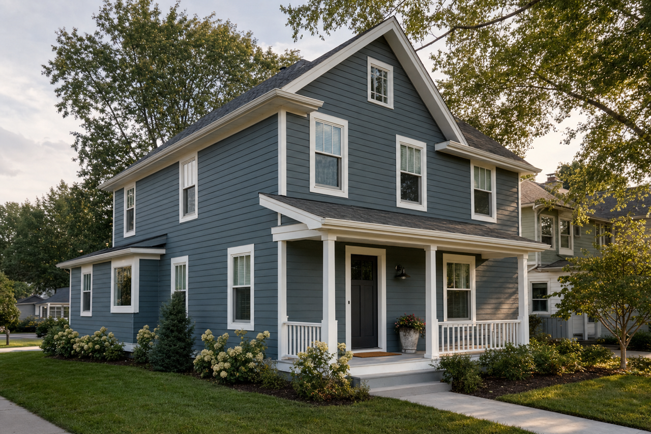 Waterloo by Sherwin-Williams on exterior