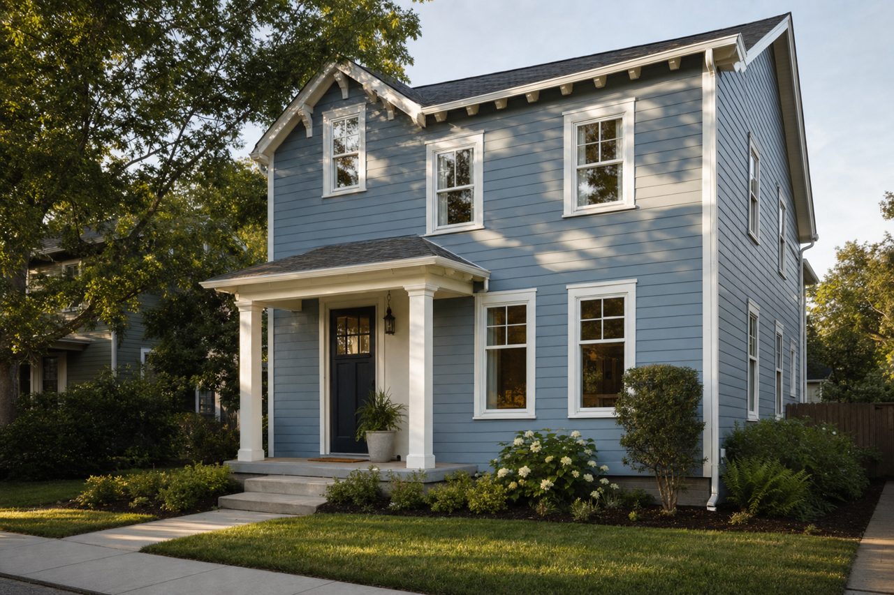 Favorite Jeans by Sherwin-Williams on exterior