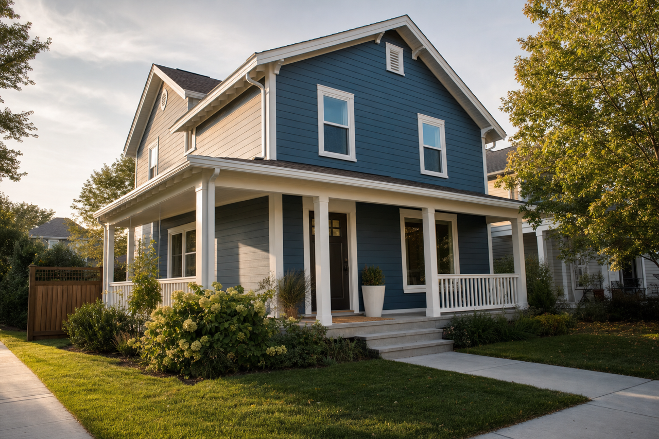 Endless Sea by Sherwin-Williams on exterior