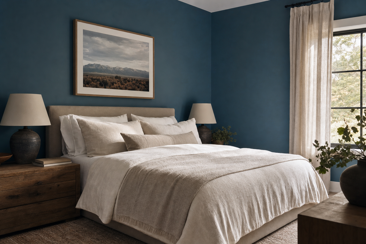 Endless Sea by Sherwin-Williams on interiors