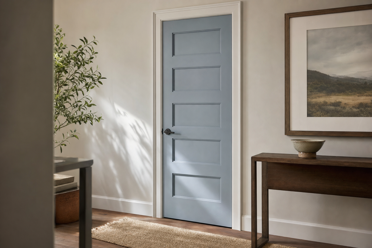 Daphne by Sherwin-Williams on interior-doors