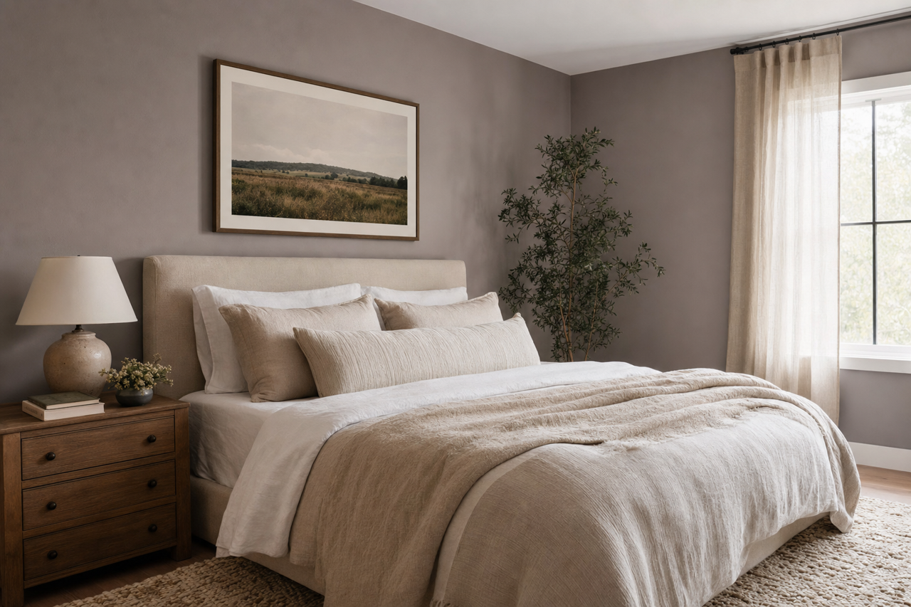 Slate Violet by Sherwin-Williams on interiors
