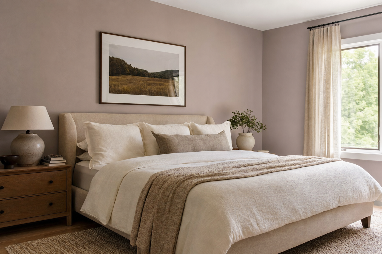 Autumn Orchid by Sherwin-Williams on interiors