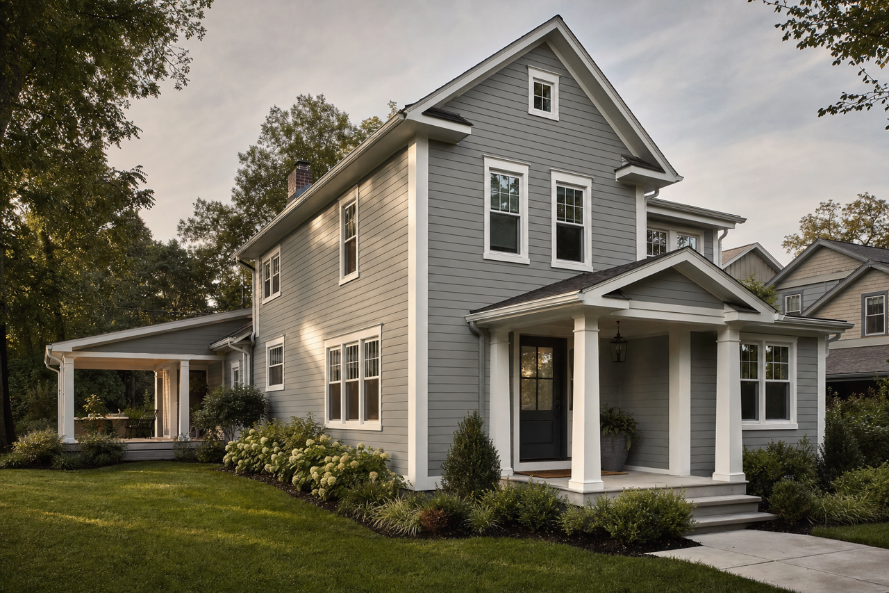Tin Lizzie by Sherwin-Williams on exterior