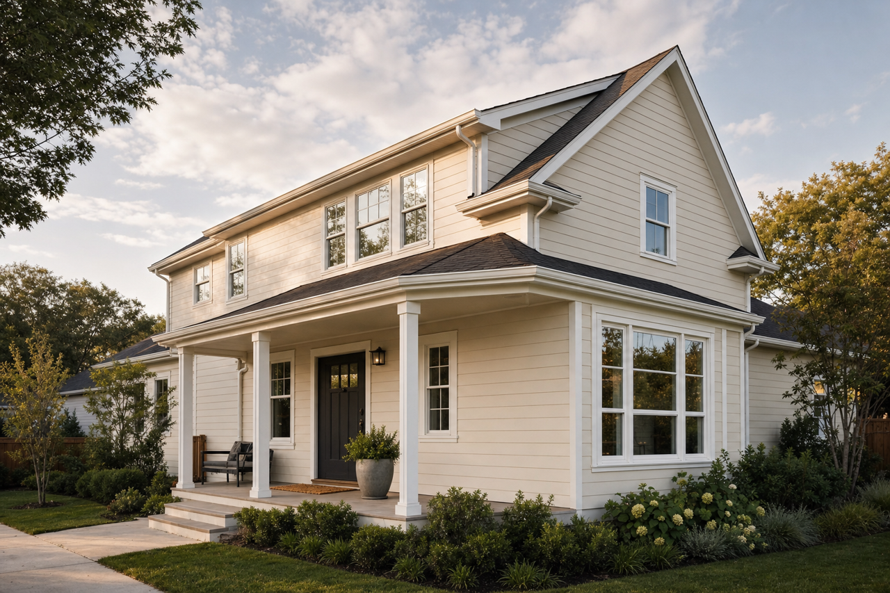 Drift of Mist by Sherwin-Williams on exterior