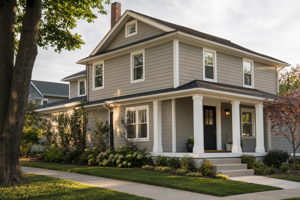 Elephant Ear by Sherwin-Williams on exterior