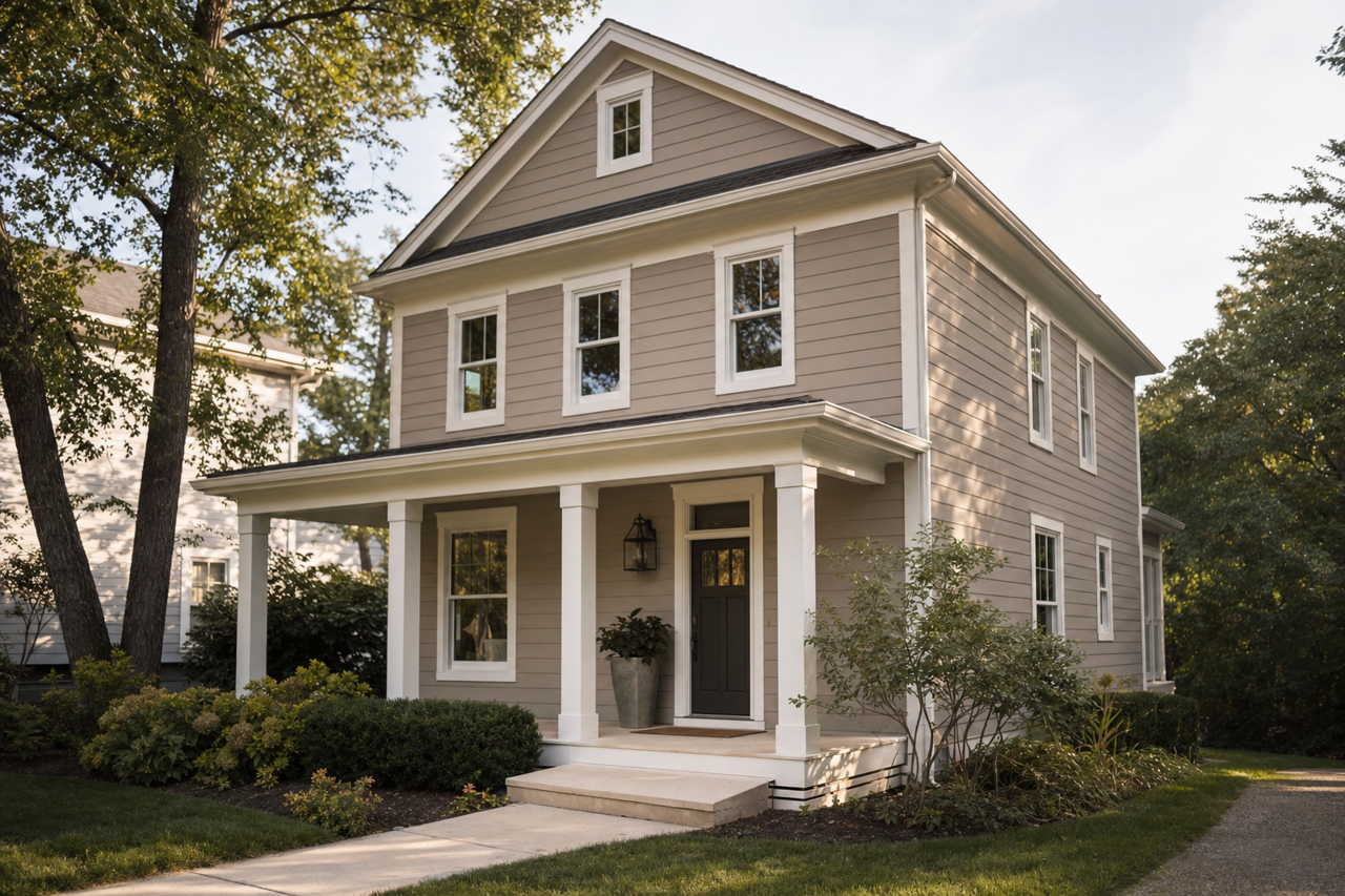 Chatura Gray by Sherwin-Williams on exterior