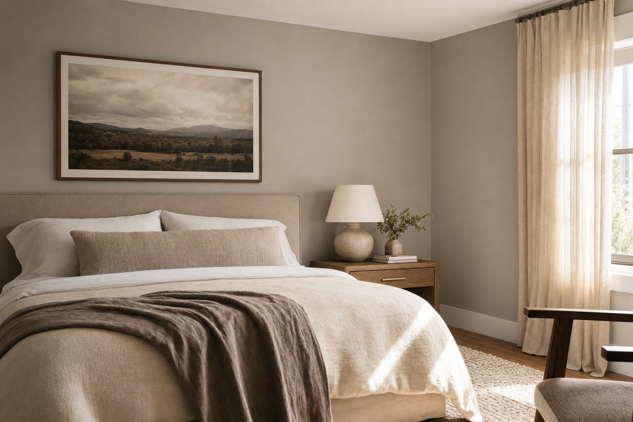 Acier by Sherwin-Williams on interiors