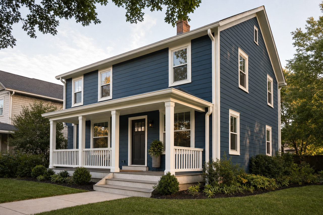 Salty Dog by Sherwin-Williams on exterior