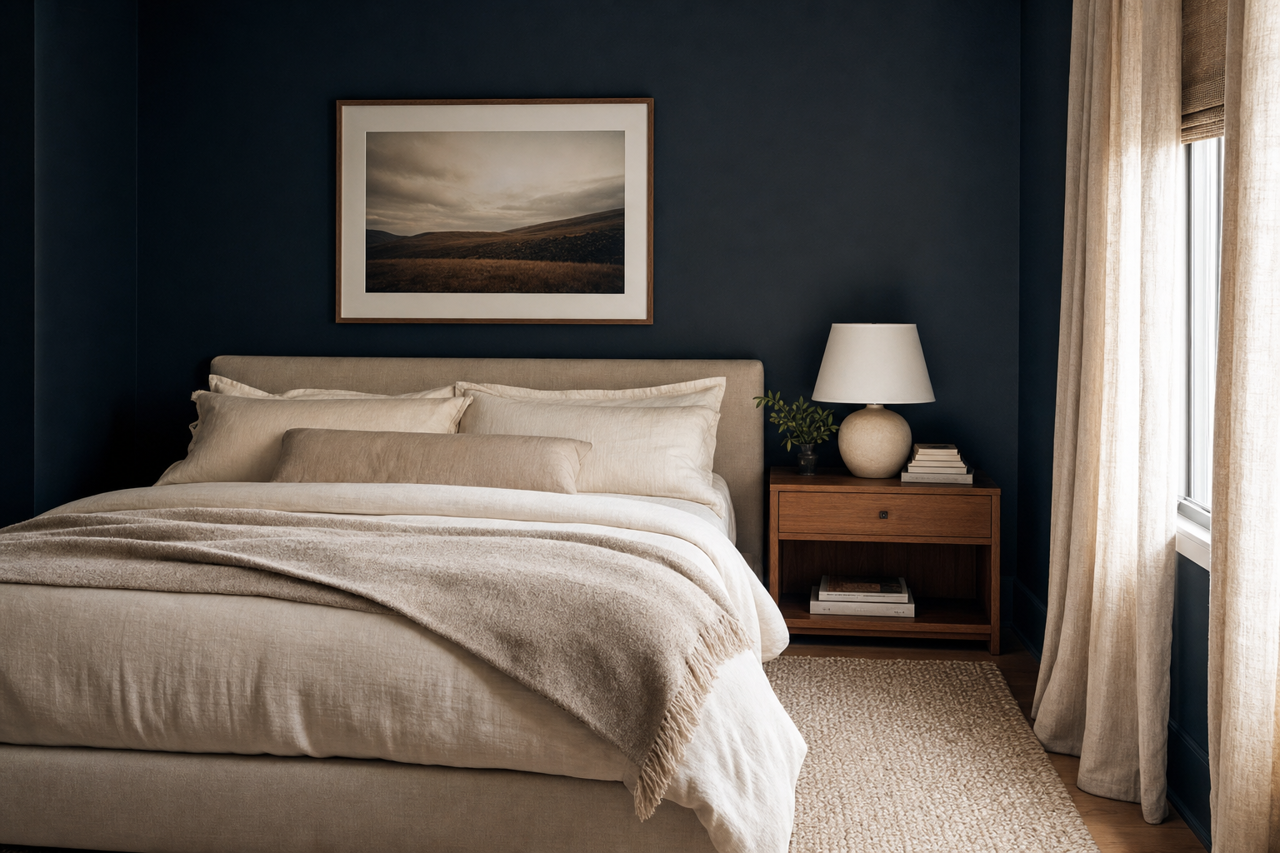 In the Navy by Sherwin-Williams on interiors