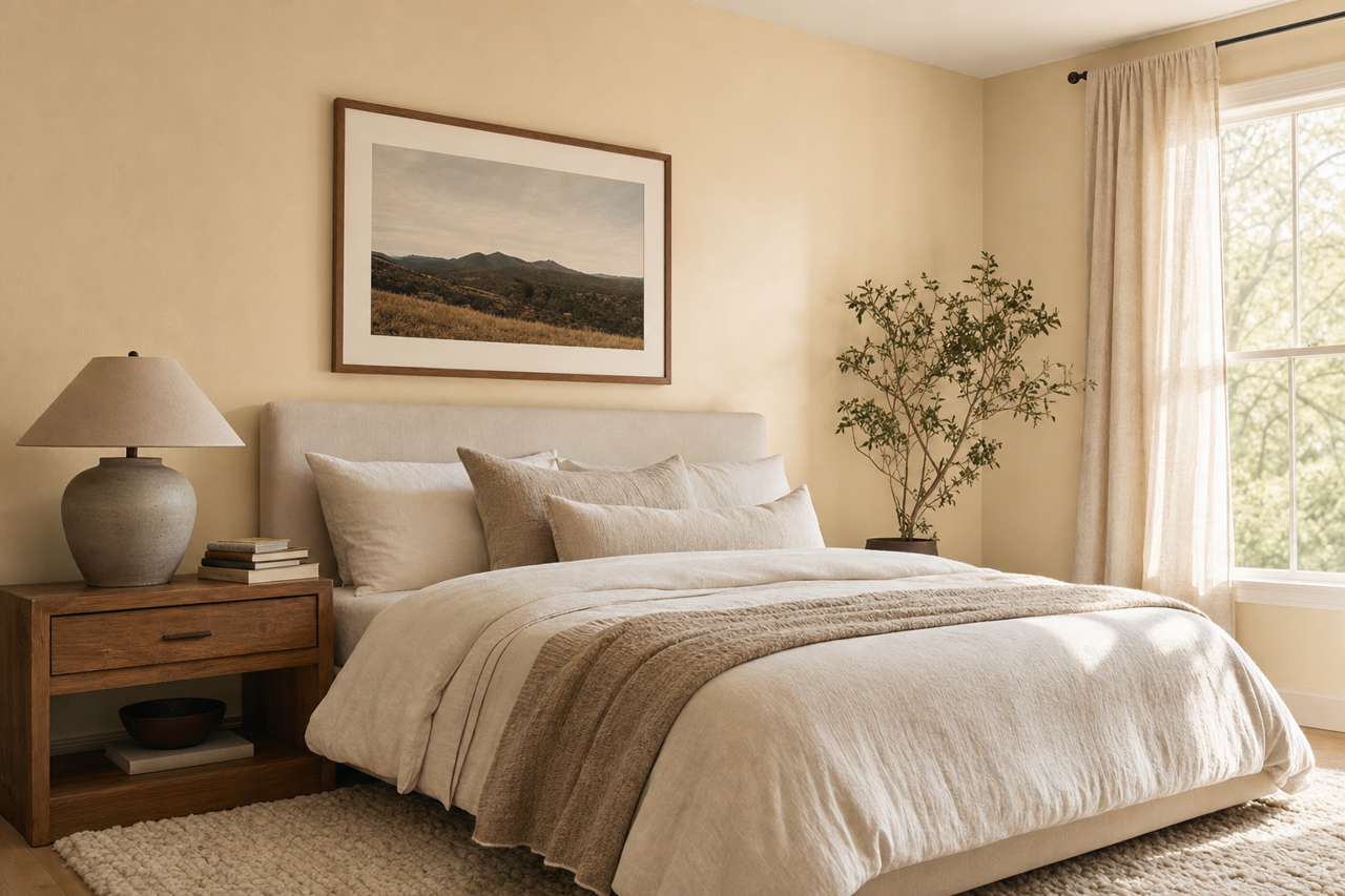 Aged White by Sherwin-Williams on interiors