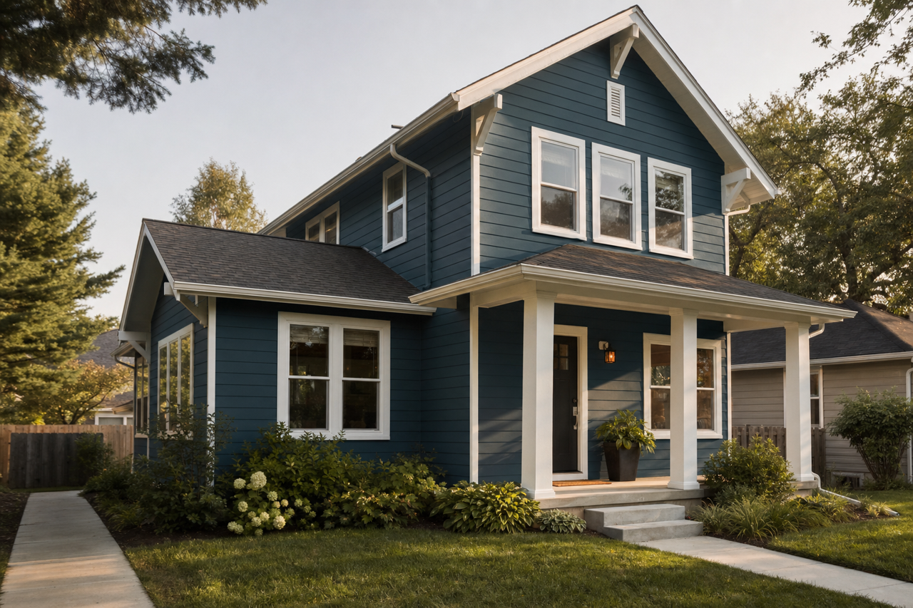 Marea Baja by Sherwin-Williams on exterior