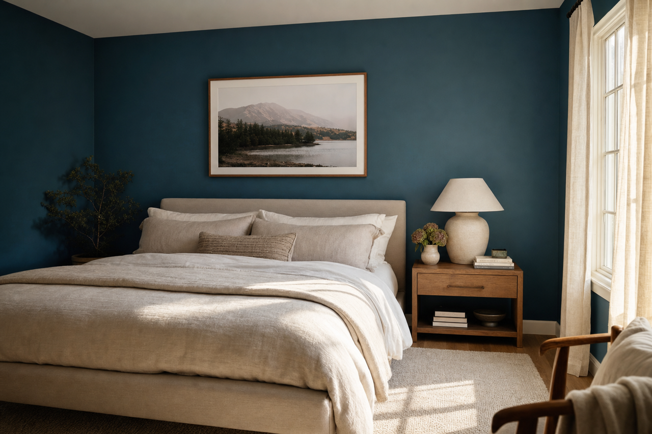 Marea Baja by Sherwin-Williams on interiors