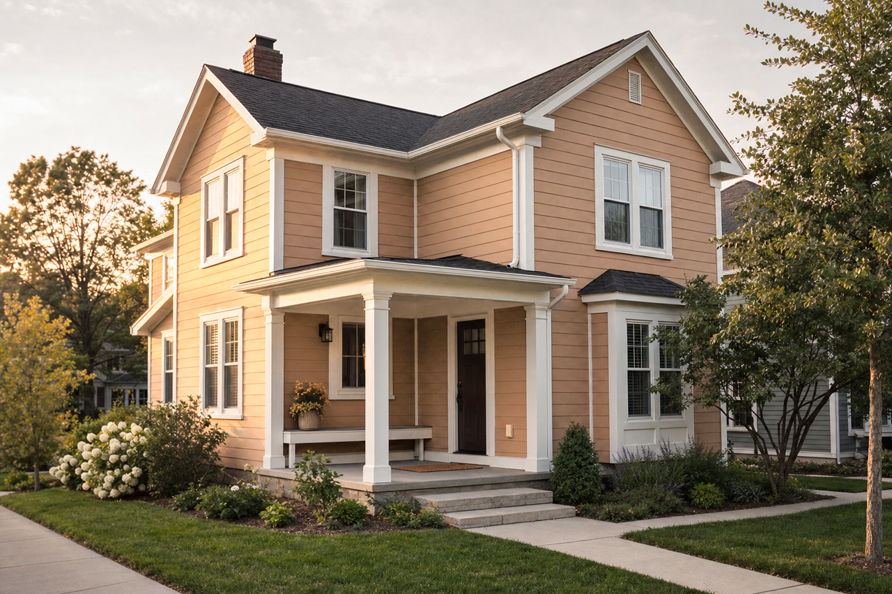 Caramelized by Sherwin-Williams on exterior