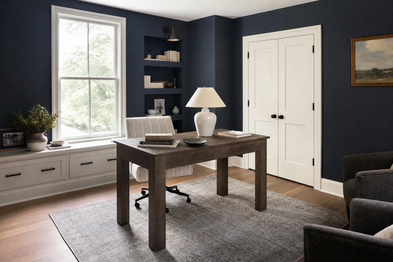 A room designed with Naval in the Wild Fox Color Visualizer