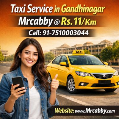 Book Taxi Service in Gandhinagar  Easily at ₹11/Km with Mrcabby : taxi-service-in-gandhinagar-book-now