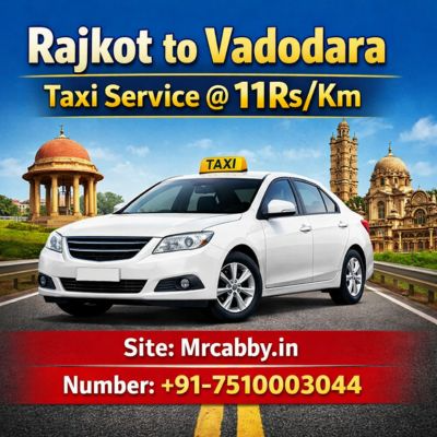 Mrcabby Rajkot to Vadodara Taxi  Service – Affordable Cab Booking : mrcabby-affordable-rajkot-to-vadodara-taxi-service
