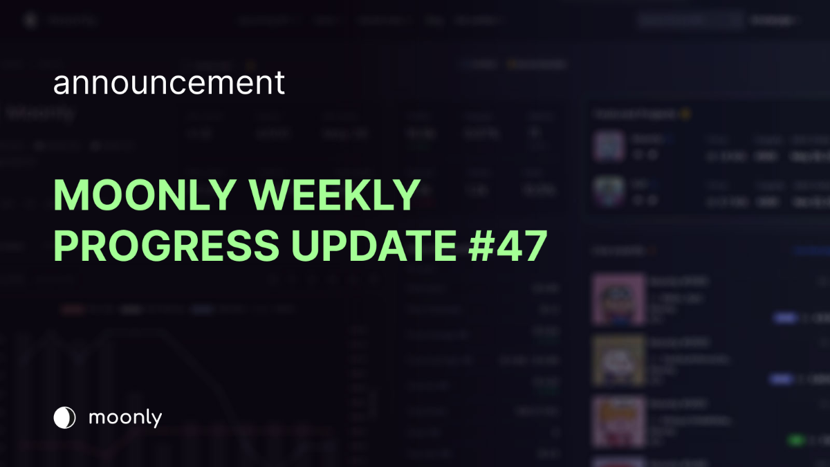 Moonly weekly progress update #47 - Testing Raffle Feature : Moonly : shtefcs